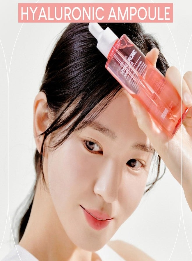 tenzero Hydrating Skincare Set: Hyaluronic Acid Ampoules – Intensive Moisturizing Treatment – Korean Beauty Serums for Radiant Skin – 110ml/3.72oz. (HYALURONIC) - Image 4